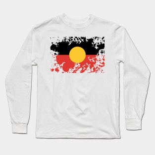 Aboriginal Flag Long Sleeve T-Shirt